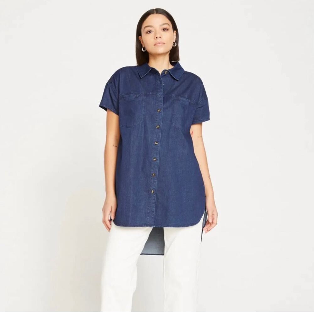 Universal Standard Modern Forever Denim Tunic Size 2XS